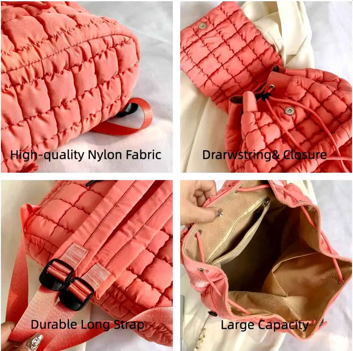 Puffer Quilted Backpacks sold by The Dogwood Boutique product image thumbnail 3
