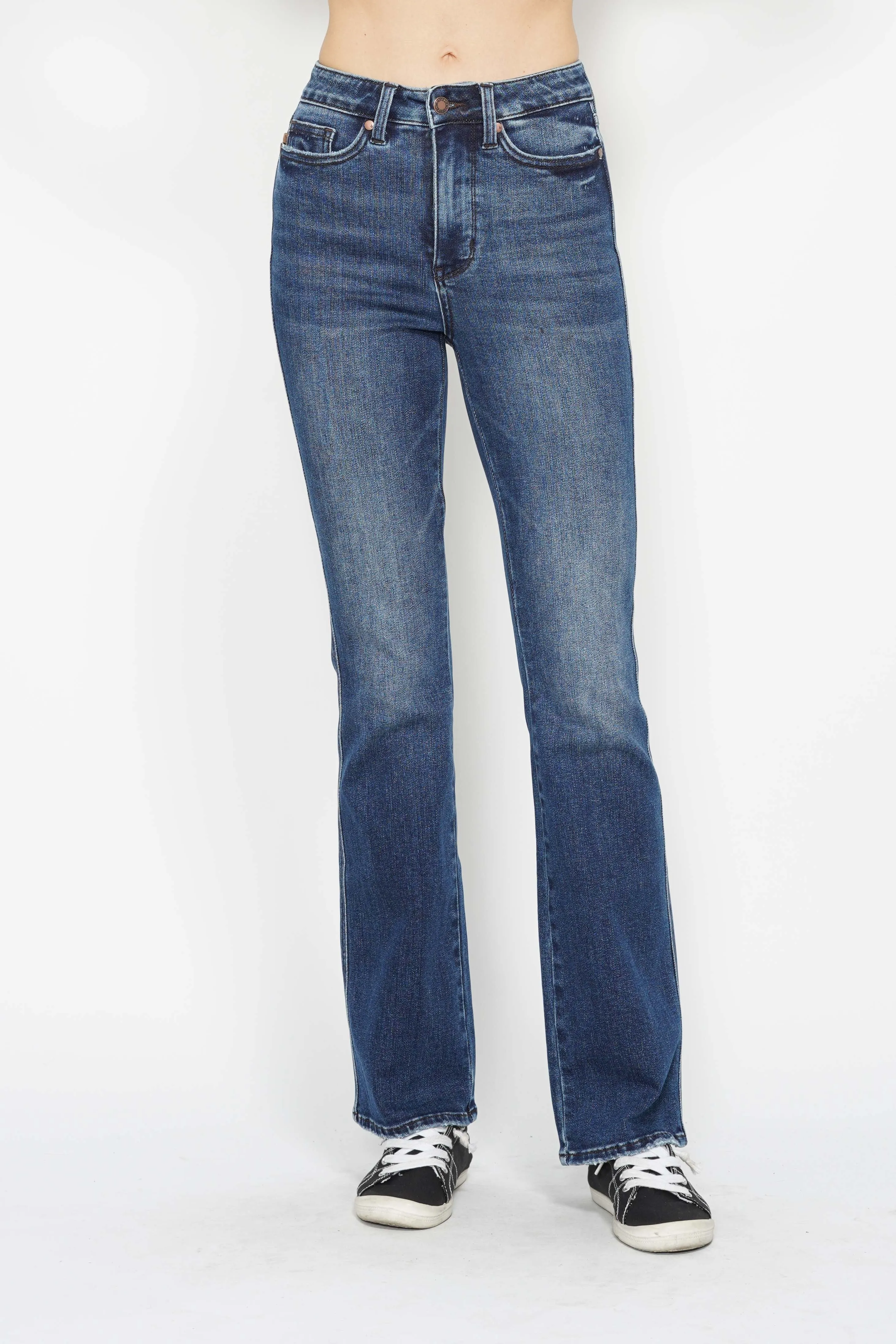 Judy Blue High Waist Boot Cut Jeans SHORT sold by The Dogwood Boutique product image thumbnail 2