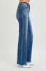 RISEN Tummy Control High Rise Raw Cut Jeans sold by The Dogwood Boutique