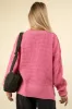 Pink Oversized Knit Sweater sold by The Dogwood Boutique