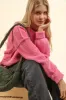 Pink Oversized Knit Sweater sold by The Dogwood Boutique