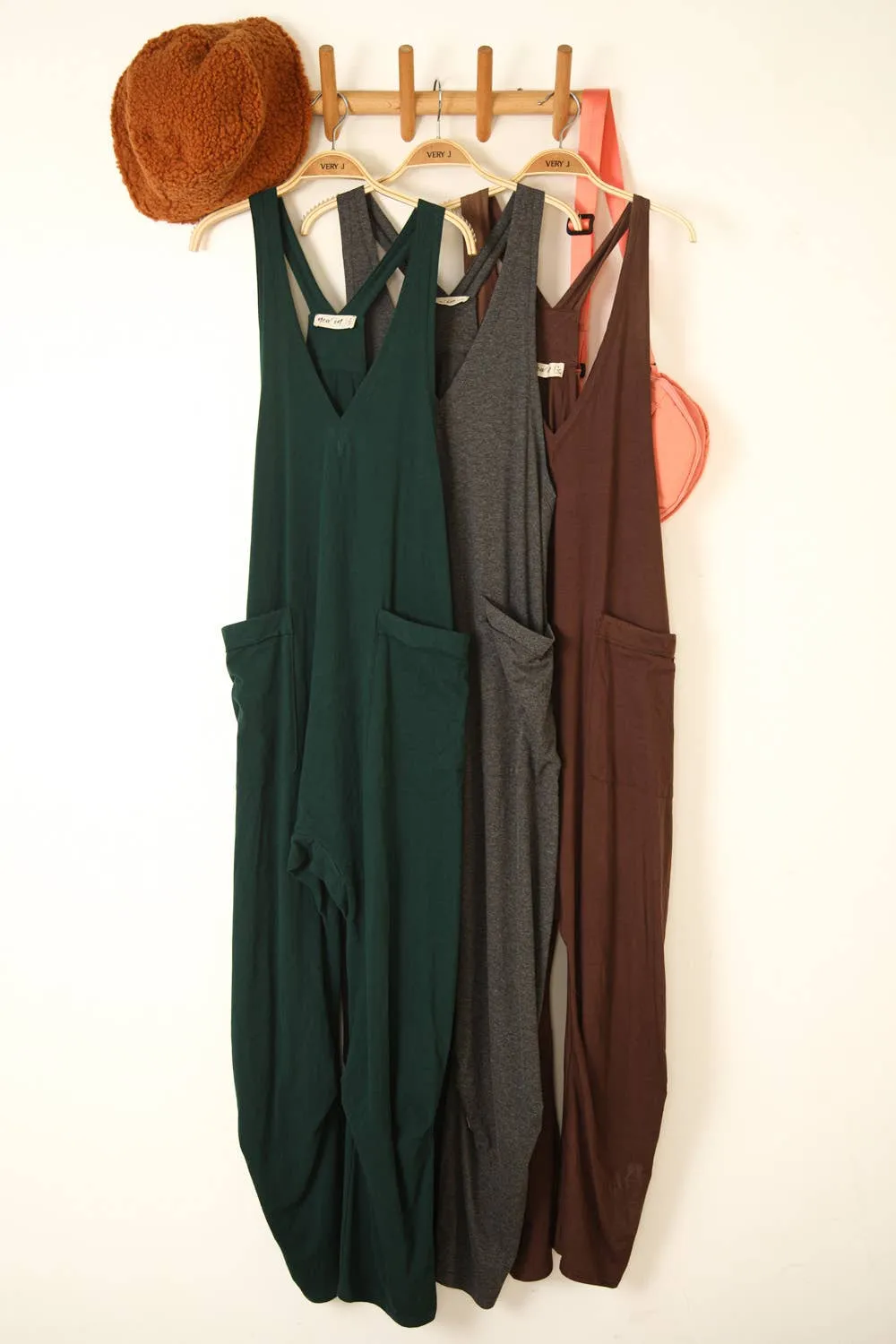 Black Casual Loose Fit Solid Knit Baggy Jumpsuit sold by The Dogwood Boutique product image thumbnail 2