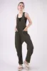 Black Casual Loose Fit Solid Knit Baggy Jumpsuit sold by The Dogwood Boutique