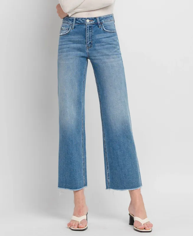 High Rise Ankle Dad Jeans sold by The Dogwood Boutique
