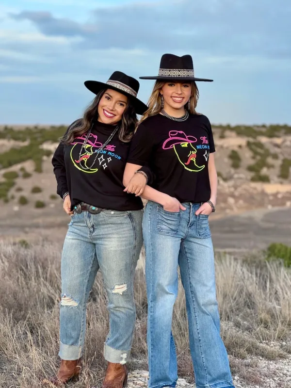 Neon Moon Tee & Sweatshirt sold by The Dogwood Boutique