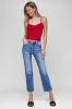 RISEN Full Size Tummy Control High Rise Crop Straight Jeans Plus Size sold by The Dogwood Boutique