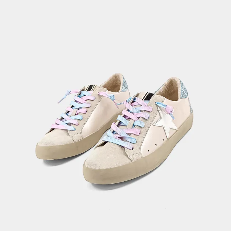 SHUSHOP Paula Champagne Sneaker sold by The Dogwood Boutique