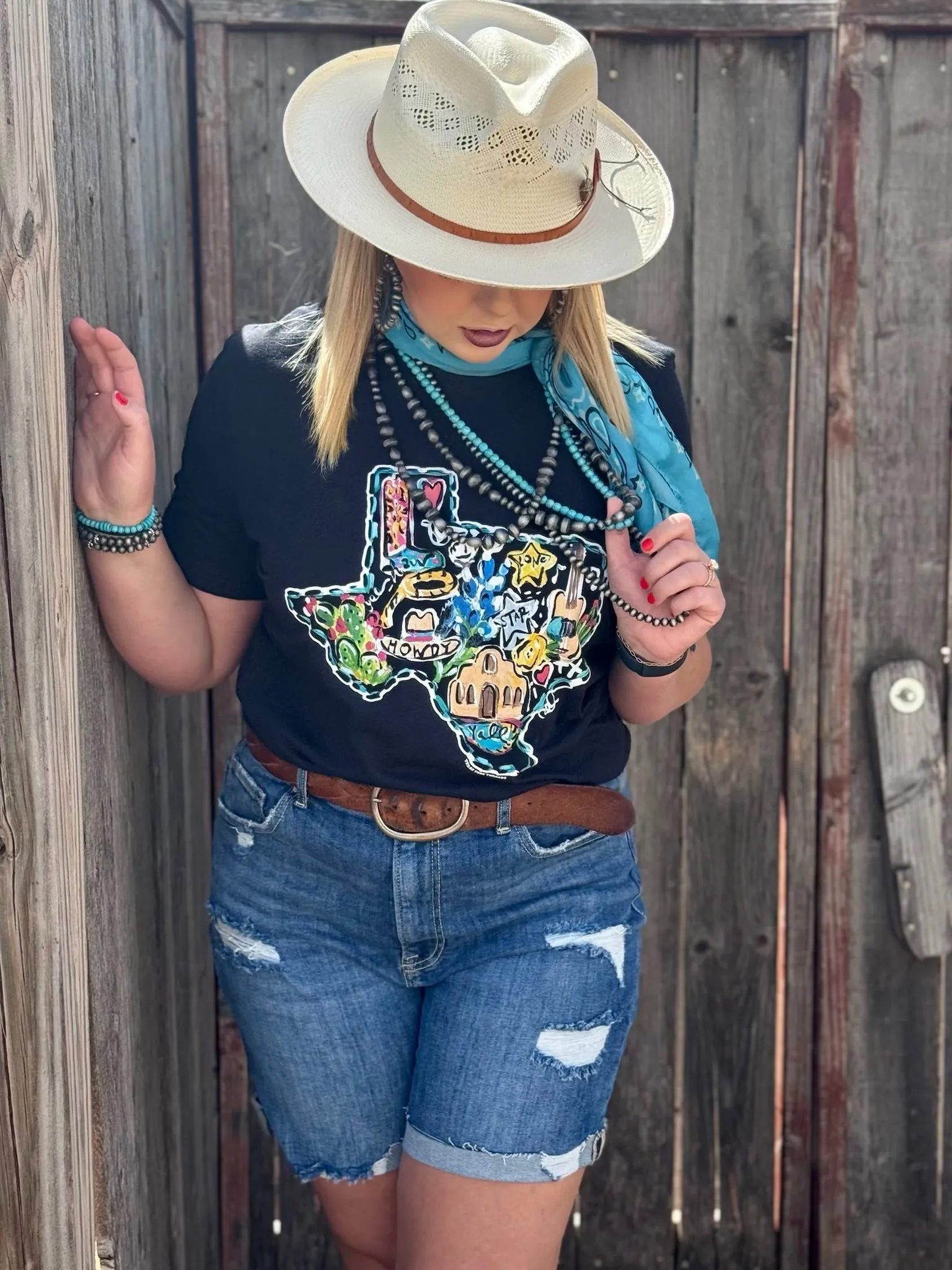 Callie Ann Stelter Texas Icons Tee sold by The Dogwood Boutique product image thumbnail 5