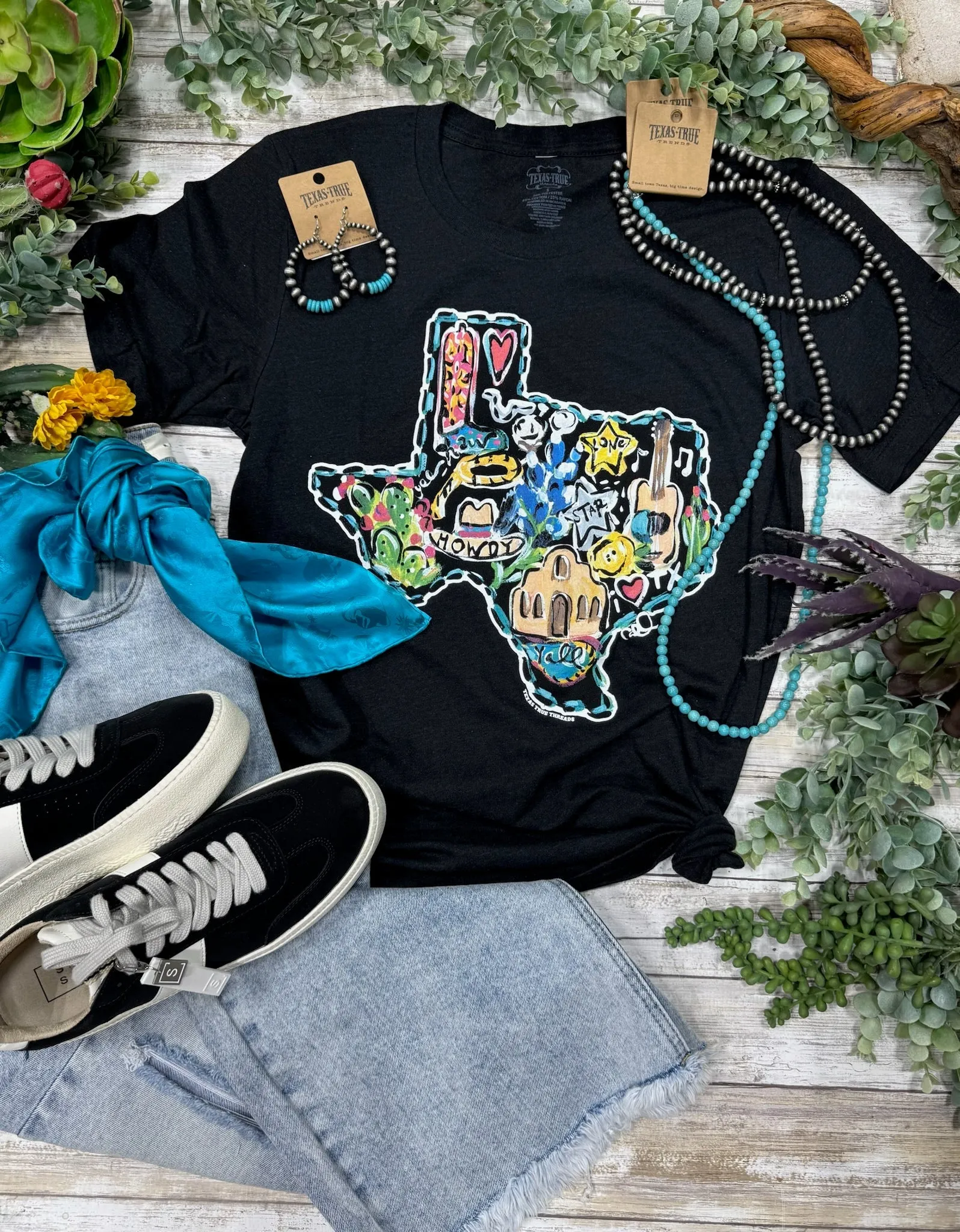 Callie Ann Stelter Texas Icons Tee sold by The Dogwood Boutique product image thumbnail 4