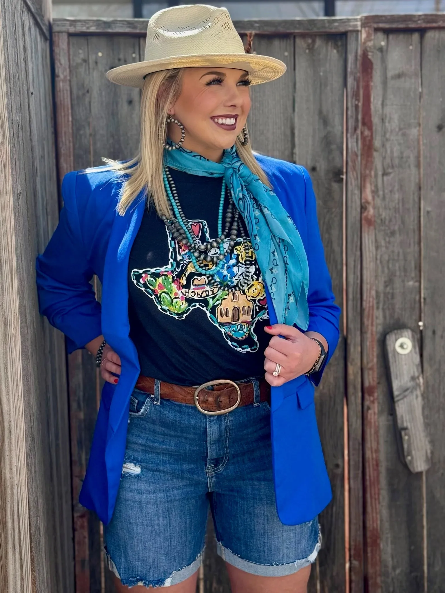 Callie Ann Stelter Texas Icons Tee sold by The Dogwood Boutique product image thumbnail 2