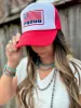 America Proud Trucker Patched Cap sold by The Dogwood Boutique