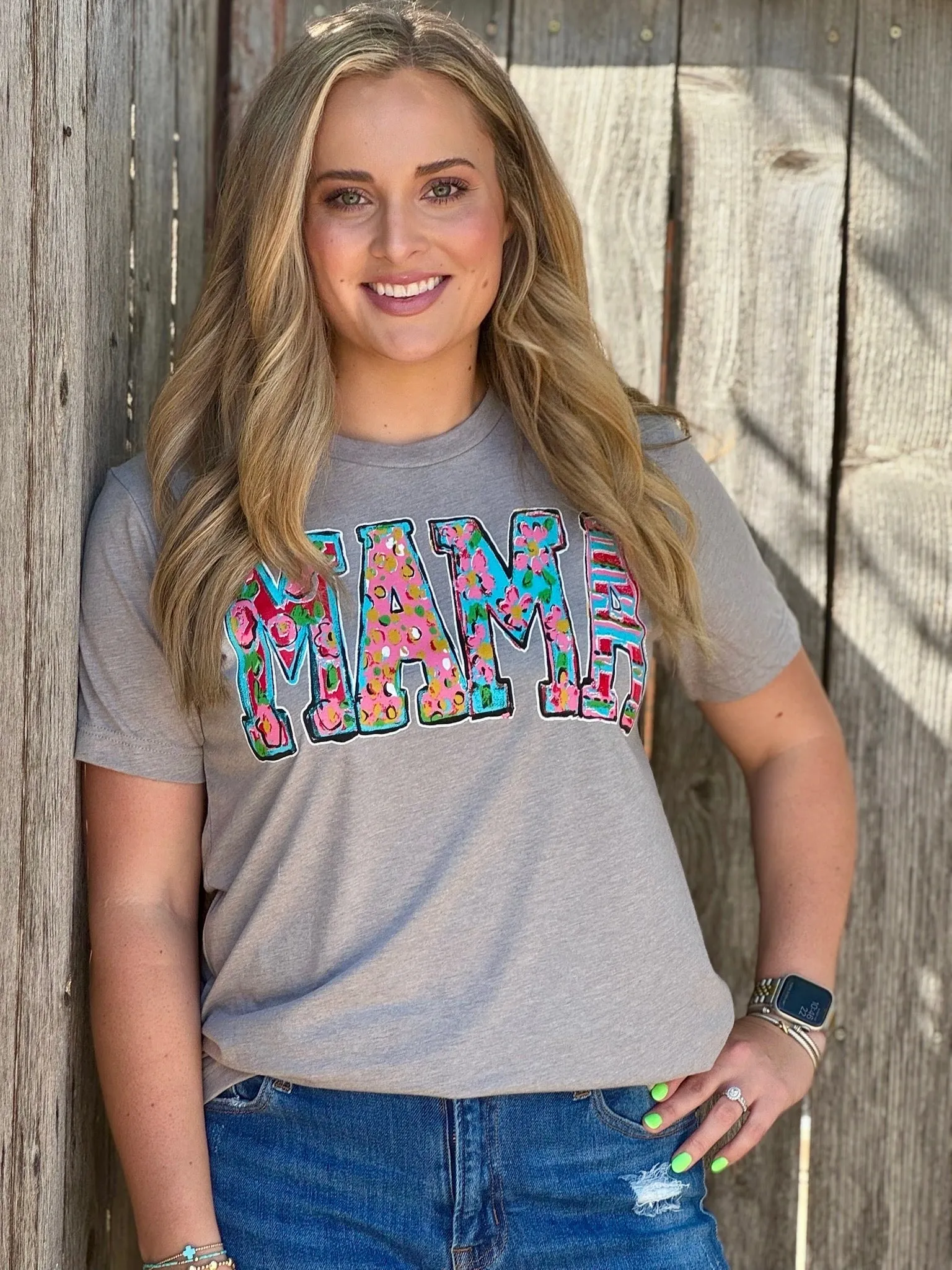 Callie Ann Stelter Mama Tee sold by The Dogwood Boutique product image thumbnail 5