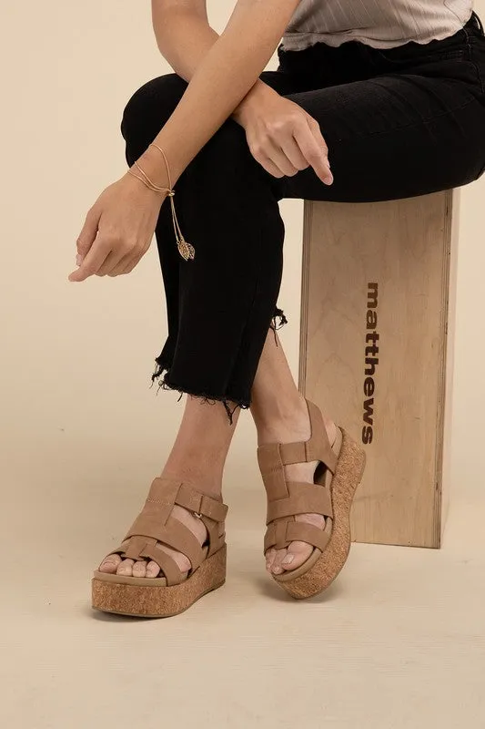 AMENDA-S Platform Sandal Wedge sold by The Dogwood Boutique product image thumbnail 2