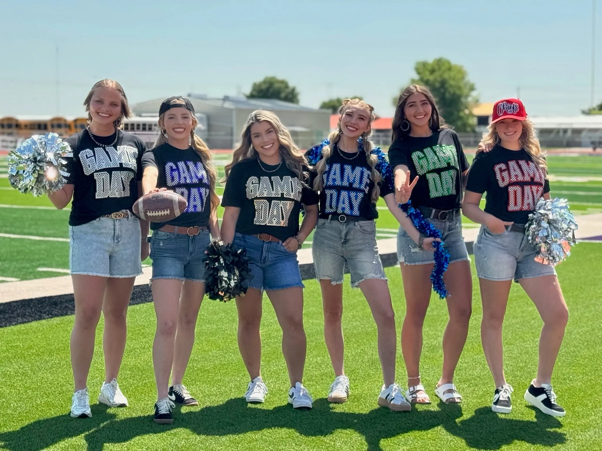 Checkered Game Day Custom Tee sold by The Dogwood Boutique