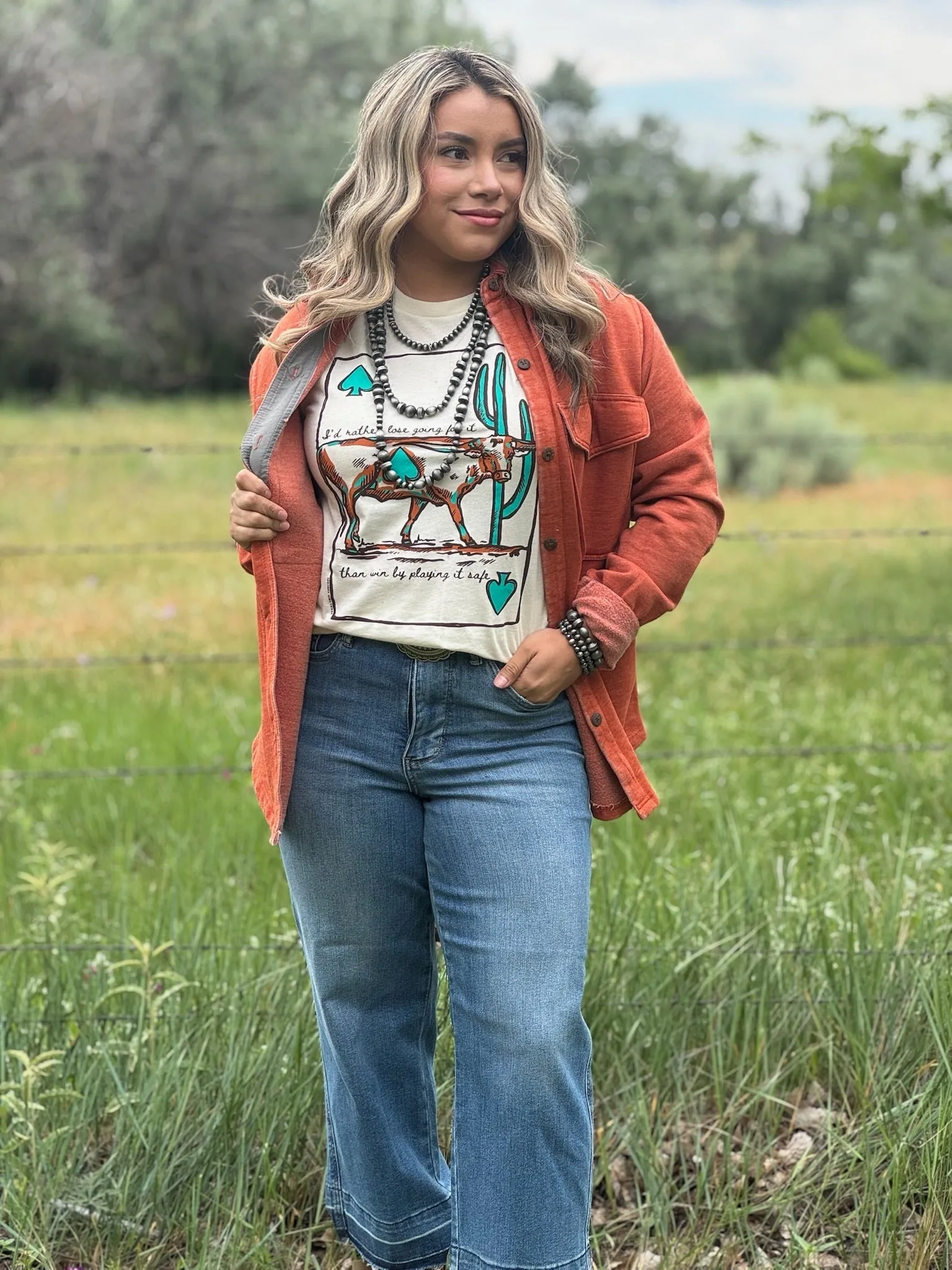 Lauren's Longhorn Tee sold by The Dogwood Boutique product image thumbnail 5