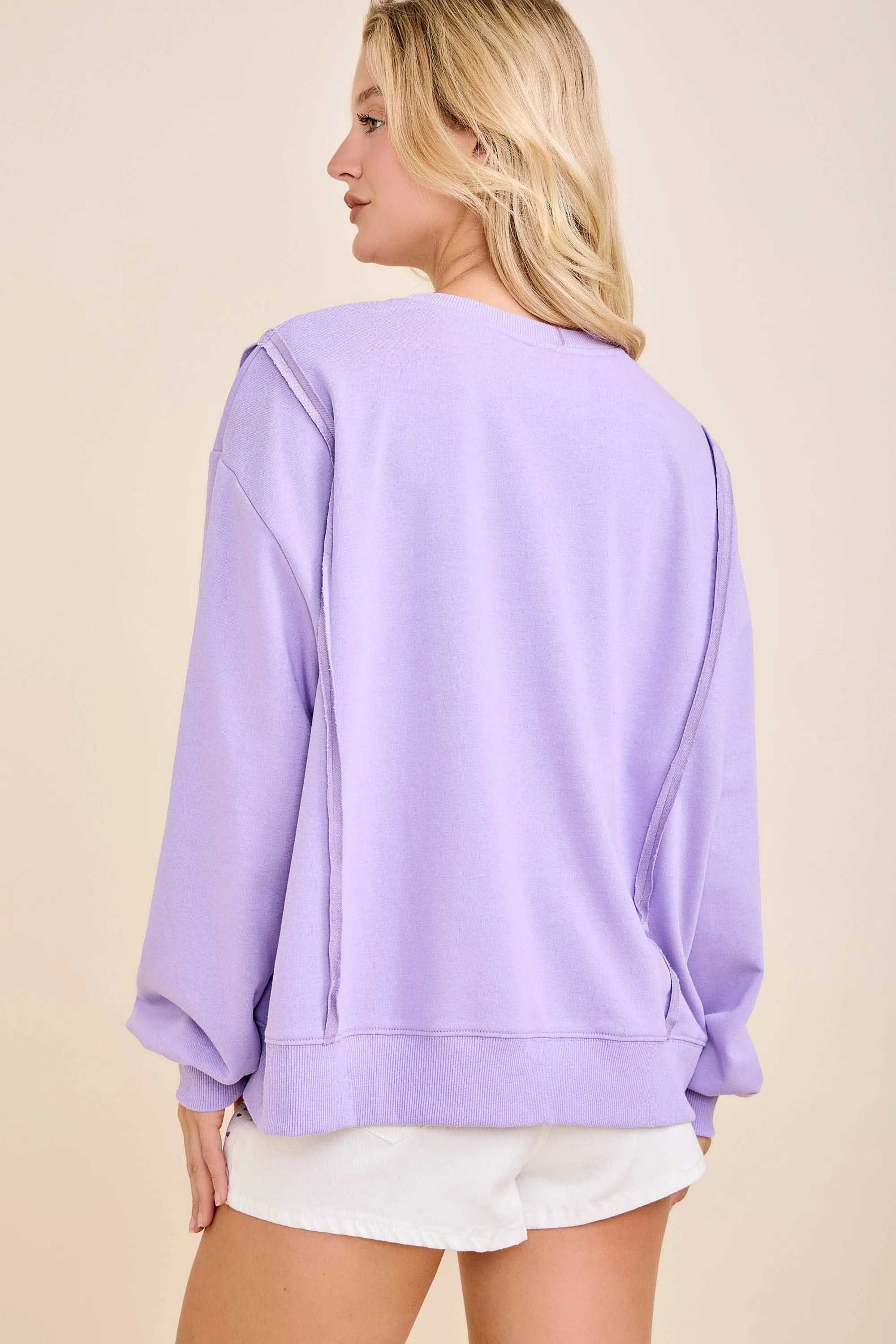 Mardi Gras Patchwork Sweatshirt – Bold Festive Pullover sold by The Dogwood Boutique product image thumbnail 2