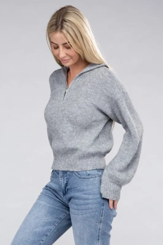 Easy-Wear Half-Zip Pullover sold by The Dogwood Boutique