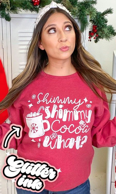 Shimmy Shimmy Cocoa What Graphic Sweatshirt sold by The Dogwood Boutique product image thumbnail 2