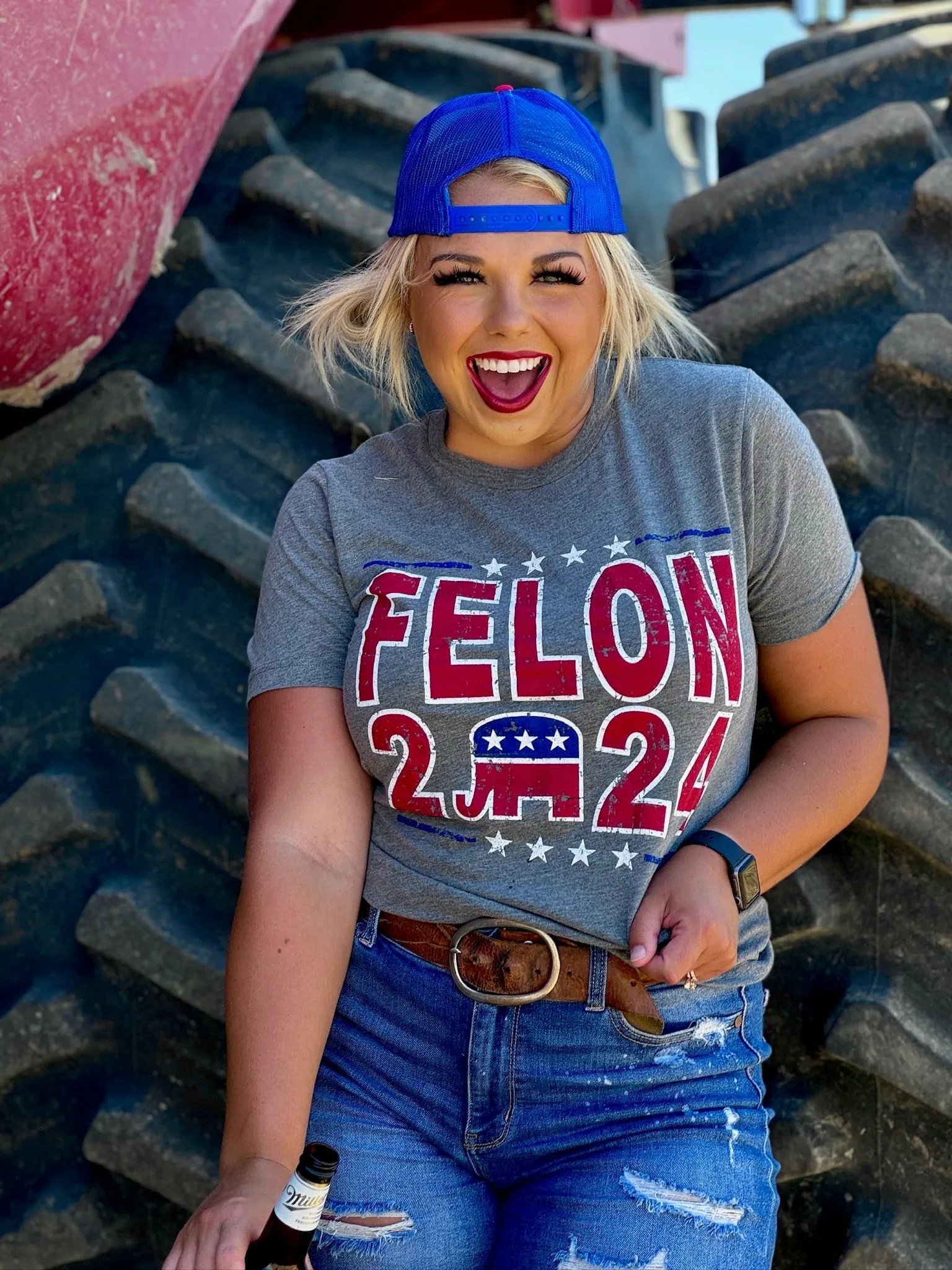Felon 2024 Tee sold by The Dogwood Boutique product image thumbnail 3