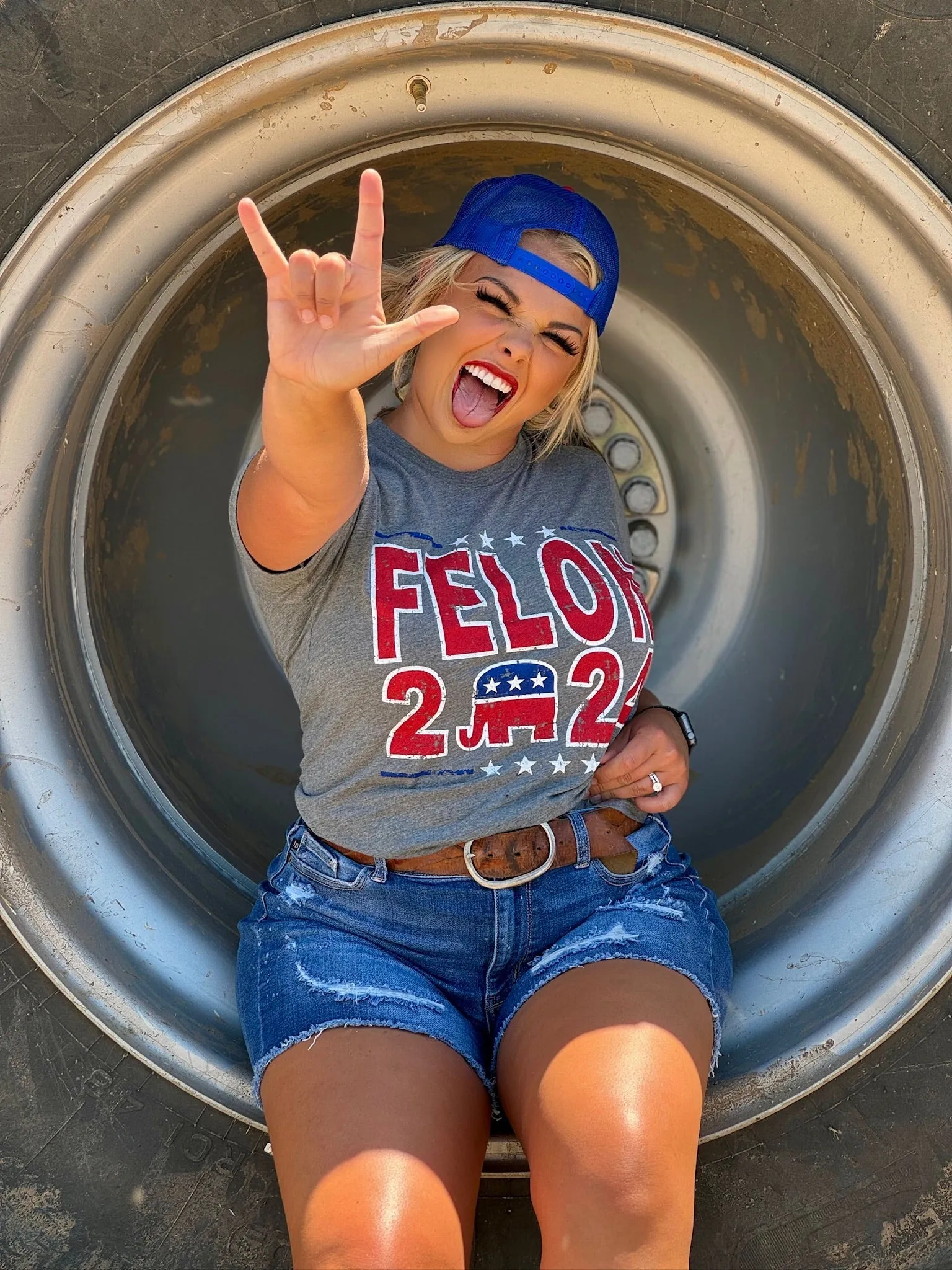 Felon 2024 Tee sold by The Dogwood Boutique