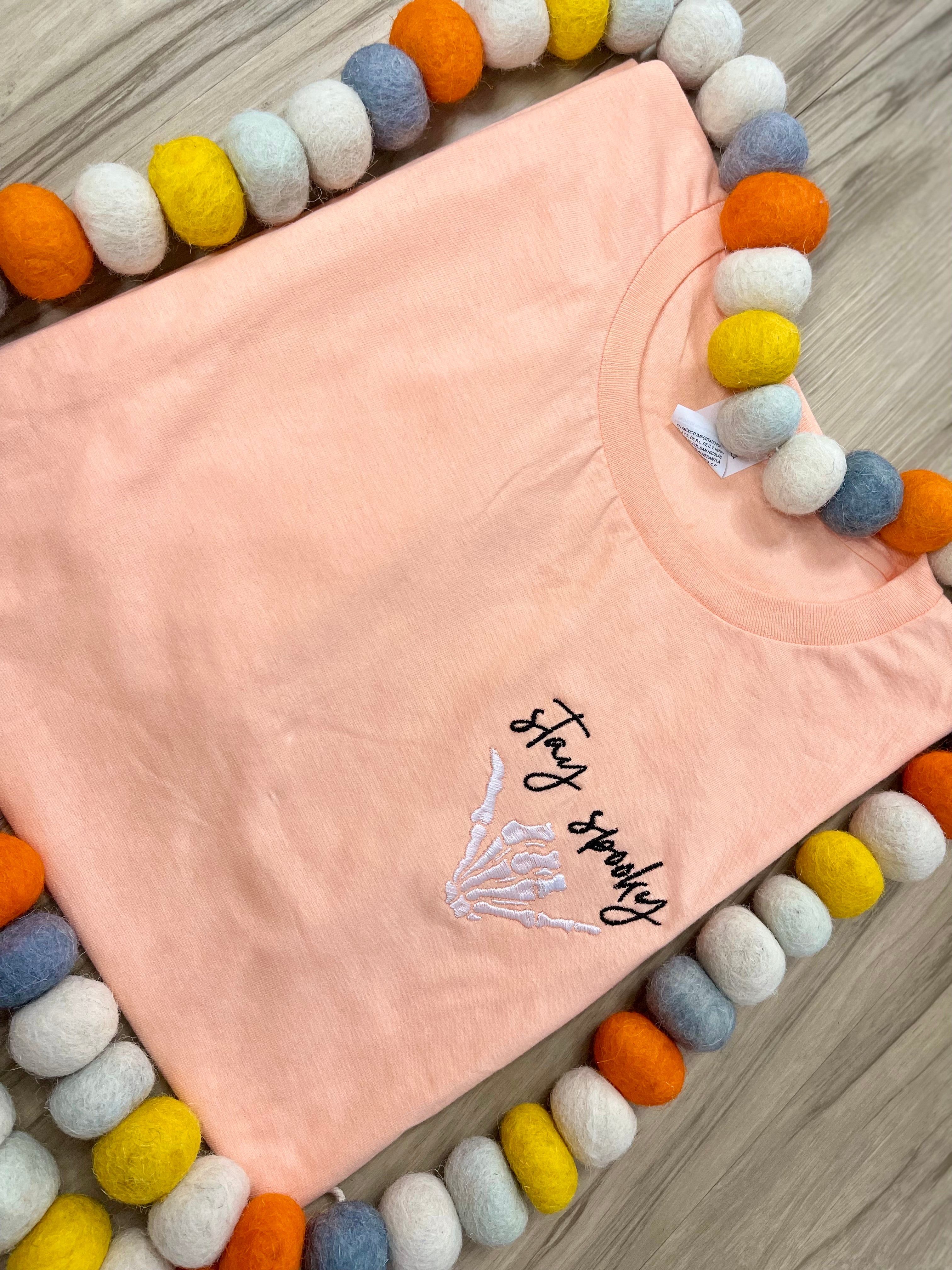 Stay Spooky Embroidered Tee sold by The Dogwood Boutique product image thumbnail 2