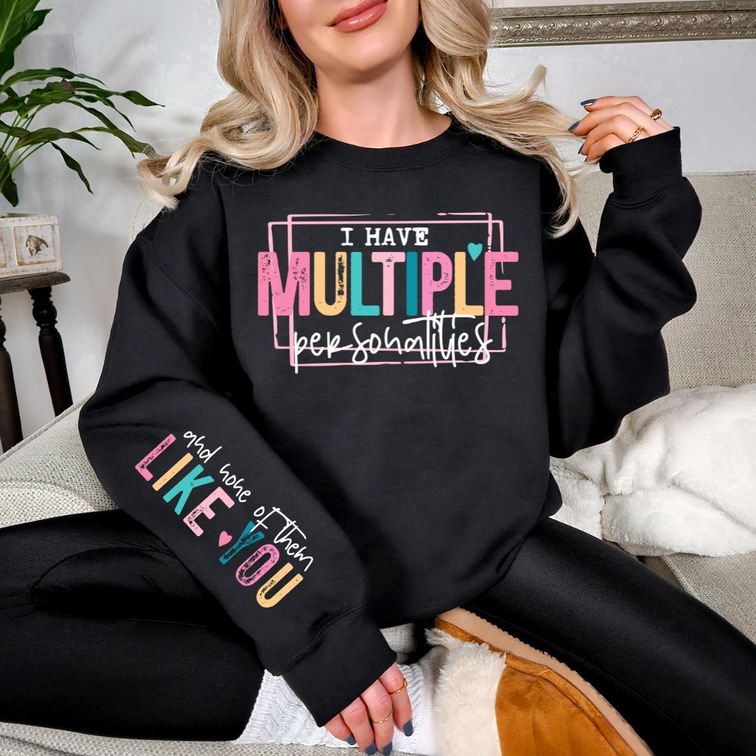 PREORDER: Multiple Personalities Sweatshirt in Three Colors sold by The Dogwood Boutique