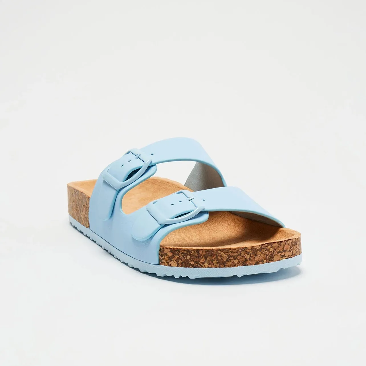 Blue Double Buckle Sandals sold by The Dogwood Boutique product image thumbnail 3