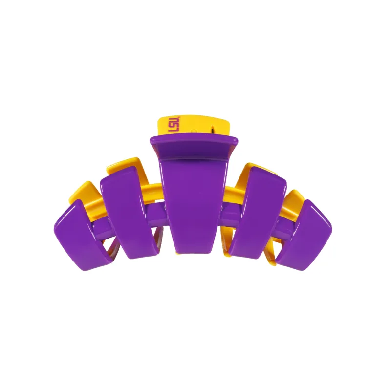 LSU Medium Hair Clip sold by The Dogwood Boutique
