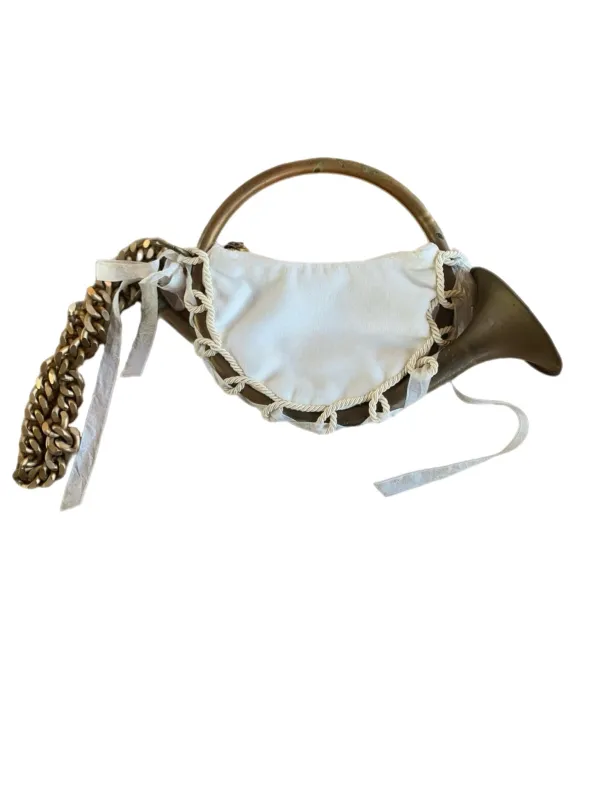 Angel of Music Little White Purse made by APOC