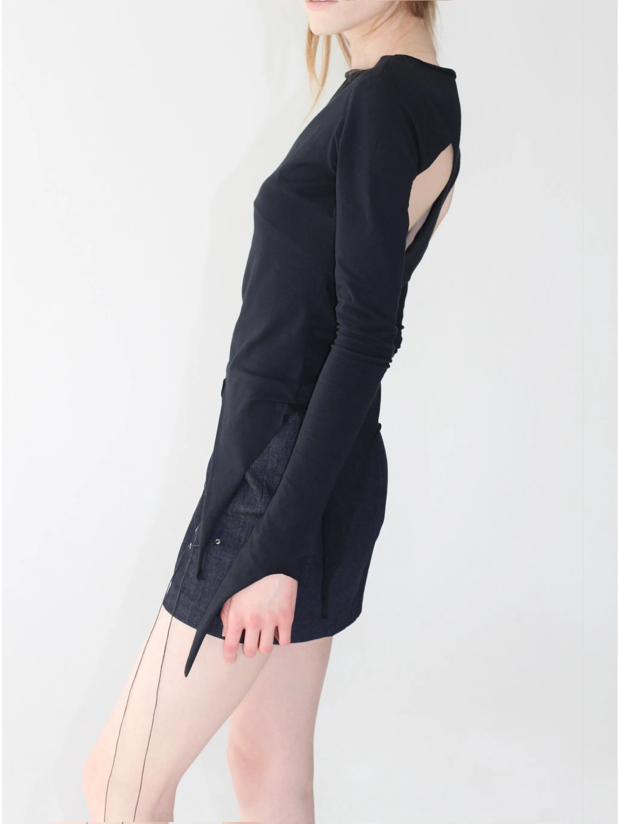 Longsleeve Gothic in Black color sold by APOC product image thumbnail 2