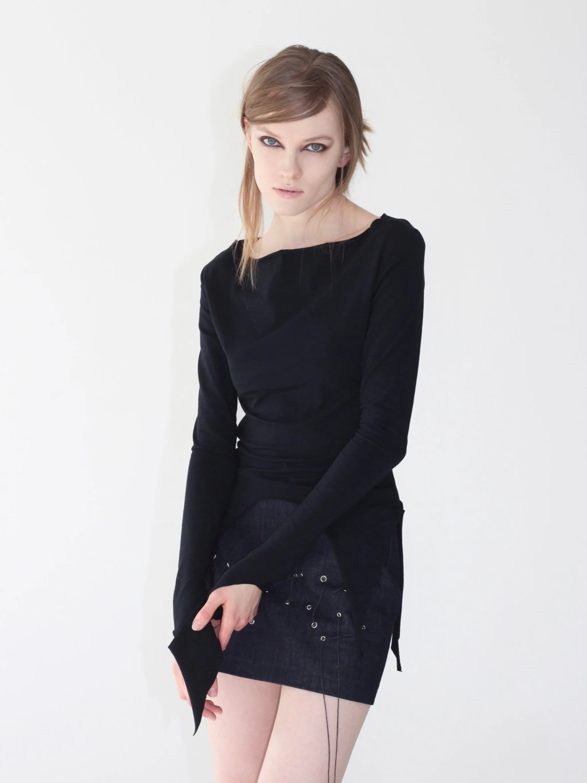 Longsleeve Gothic in Black color sold by APOC product image thumbnail 3