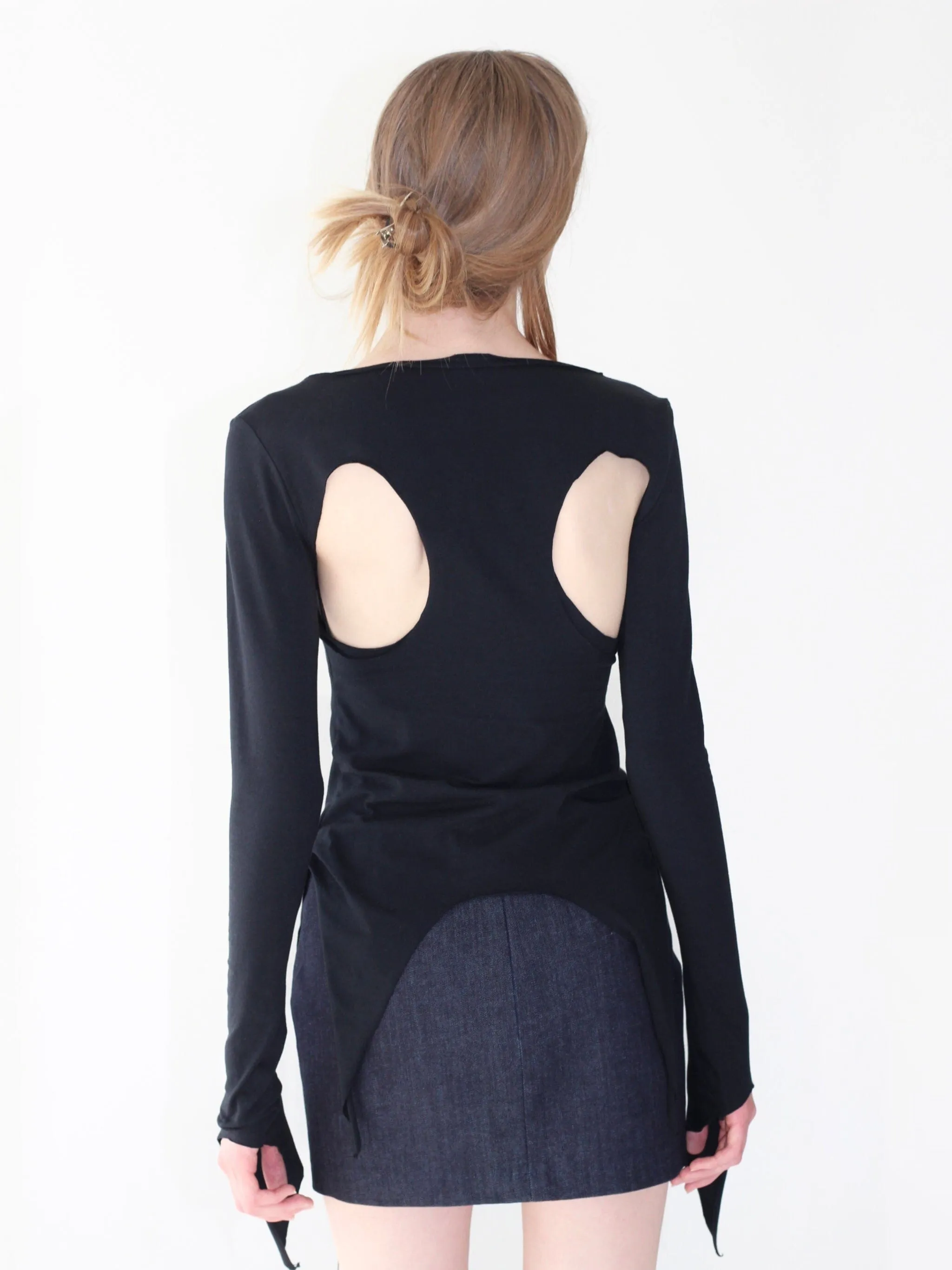 Longsleeve Gothic in Black color sold by APOC