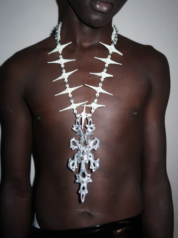 Hair Pin Necklace made by APOC