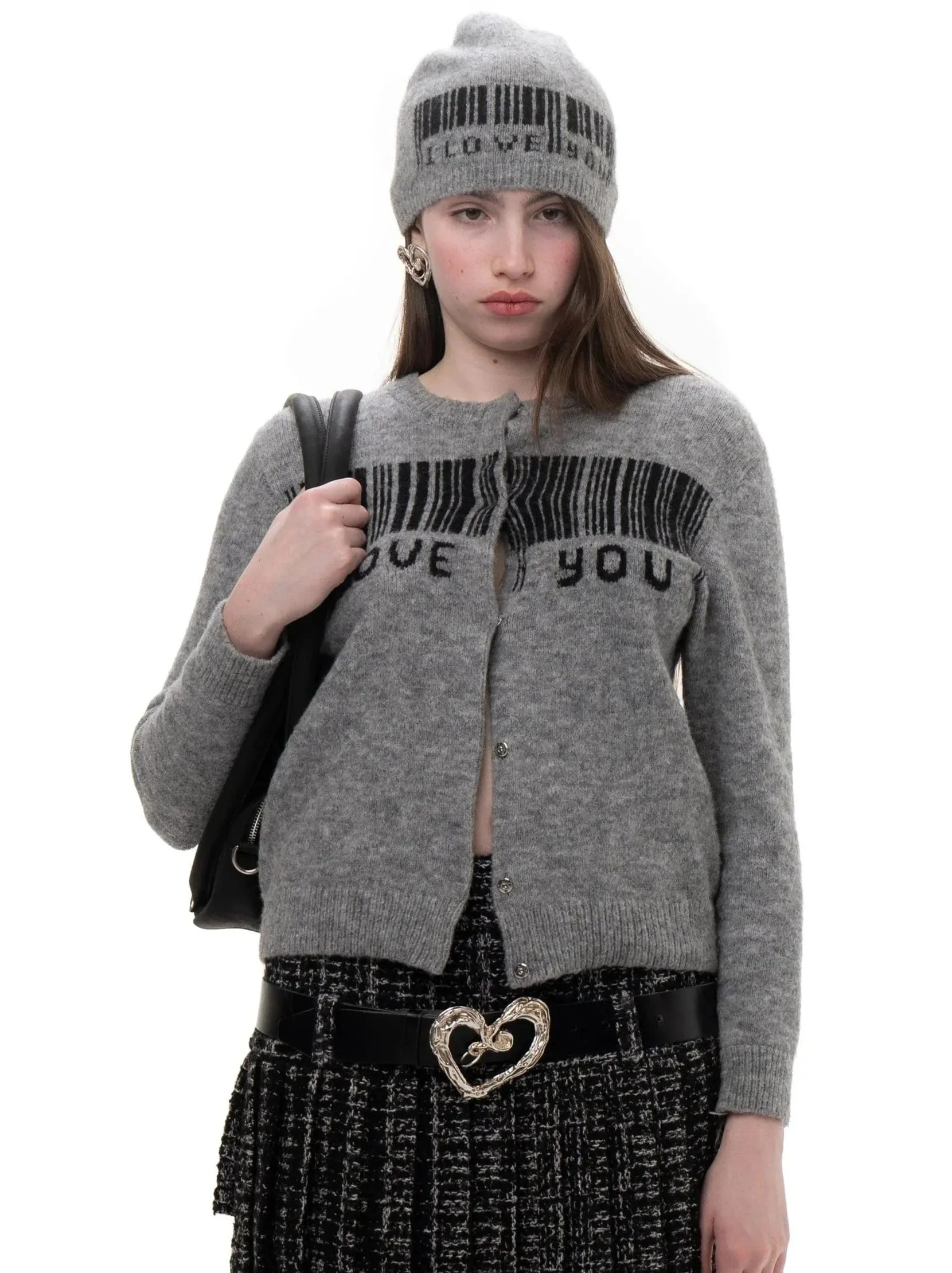 I LOVE YOU KNIT TOP sold by APOC