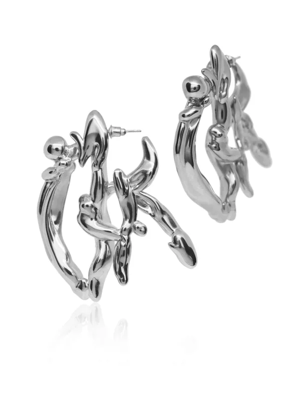 Ok Earrings made by APOC