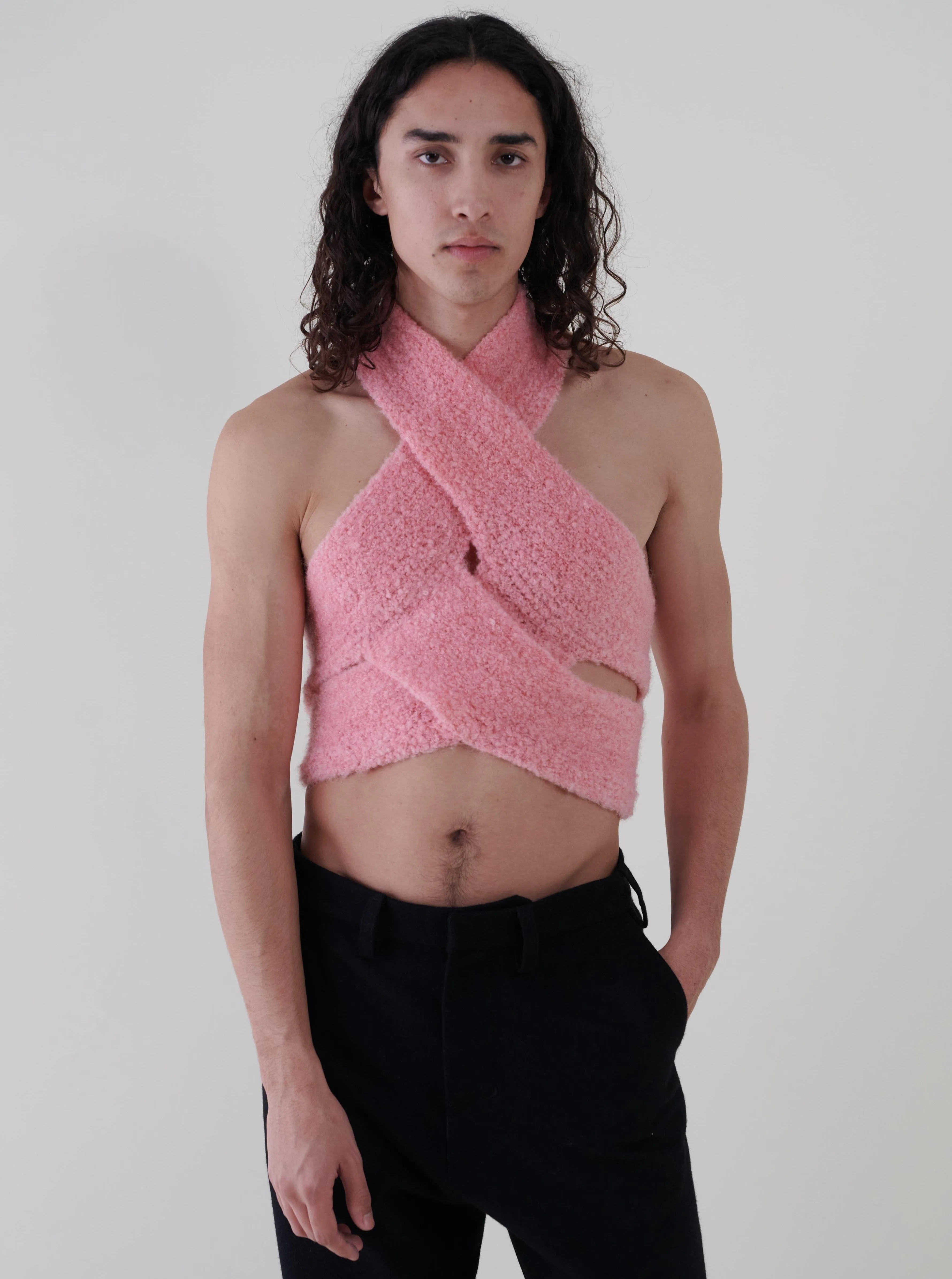 sleeveless crochet top n°135 sold by APOC