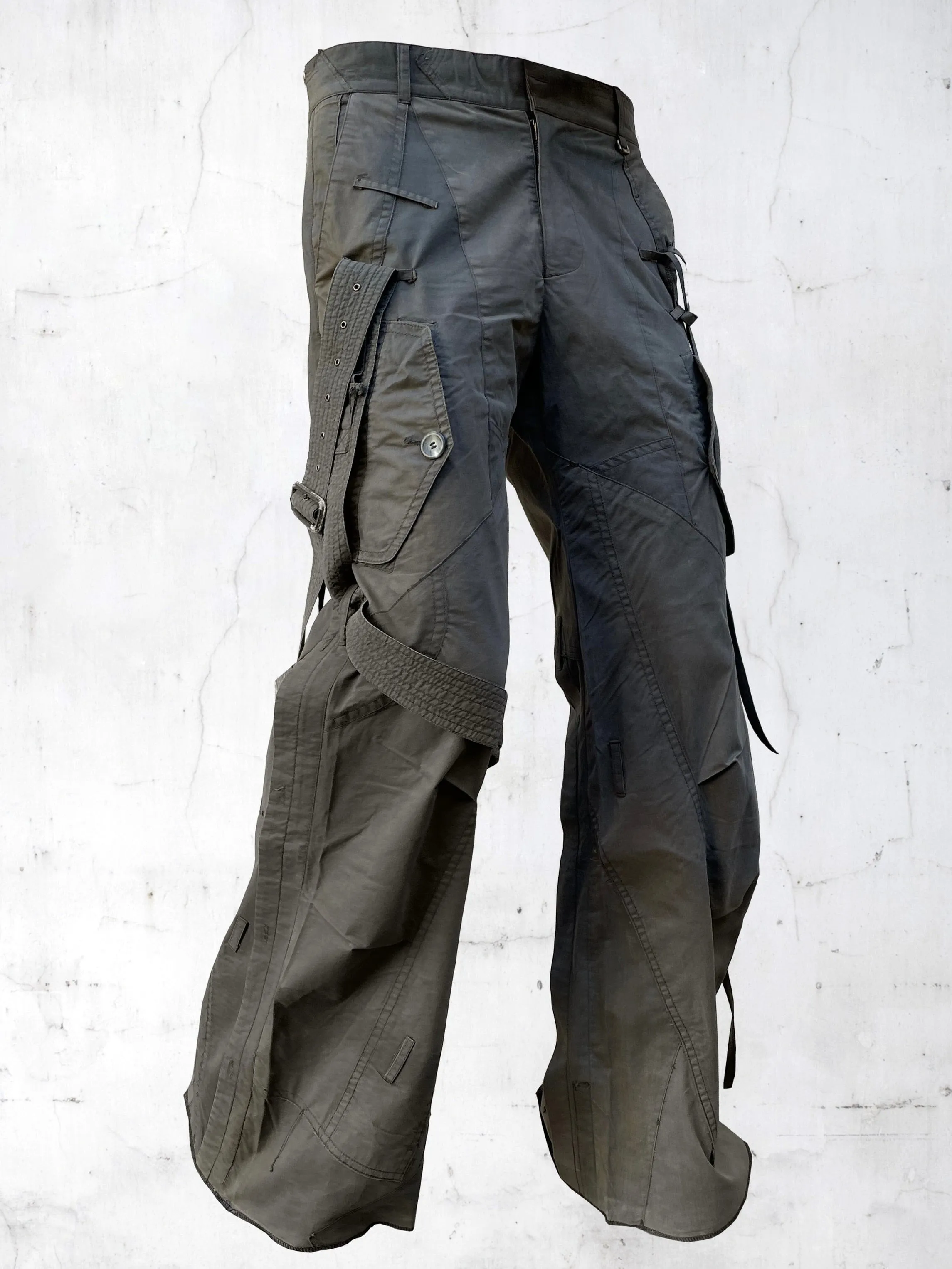 SUBMARINE PATCHWORK PANTS KAKI sold by APOC