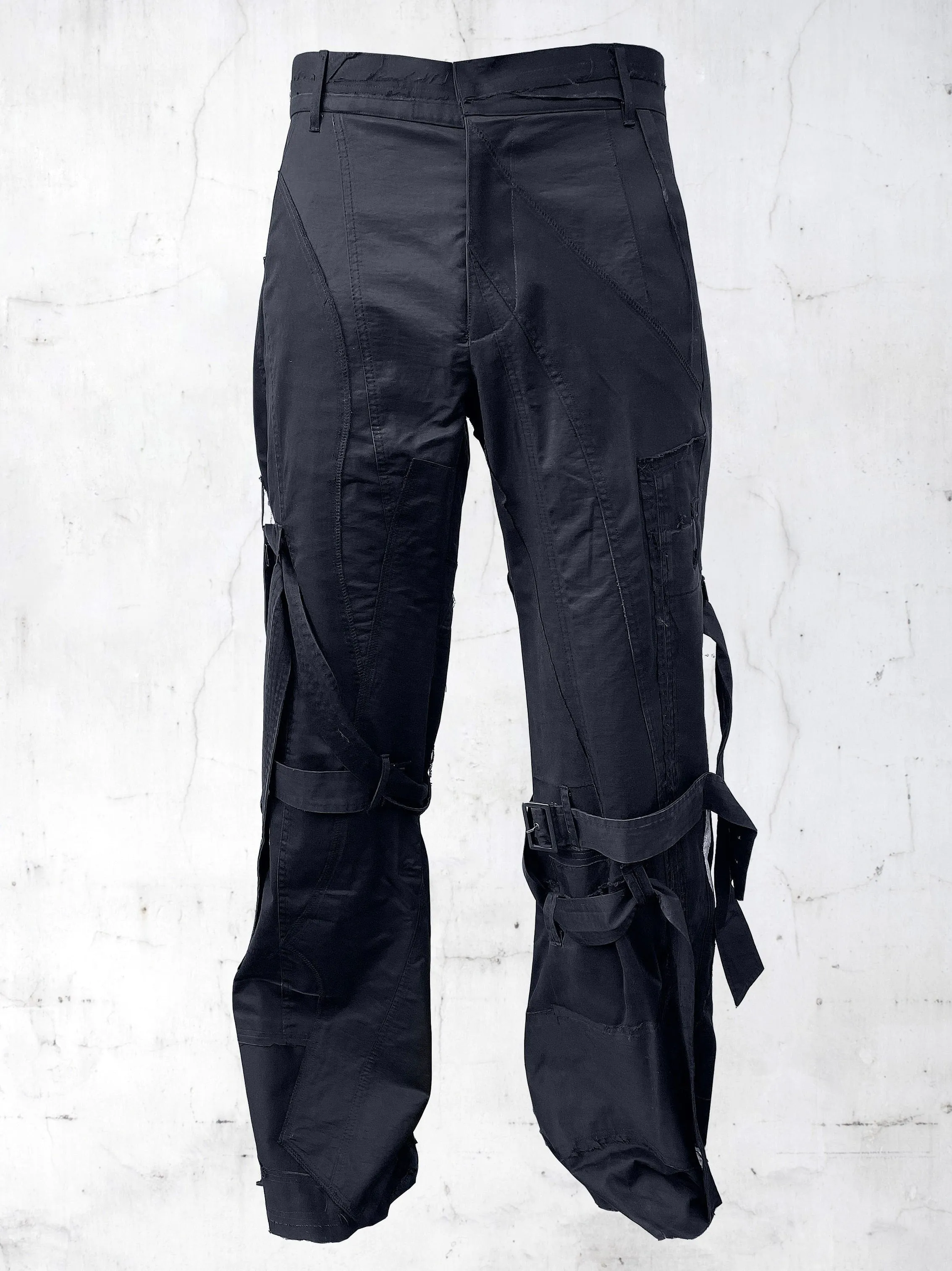 PRINTED SUBMARINE PATCHWORK PANTS BLACK sold by APOC product image thumbnail 3