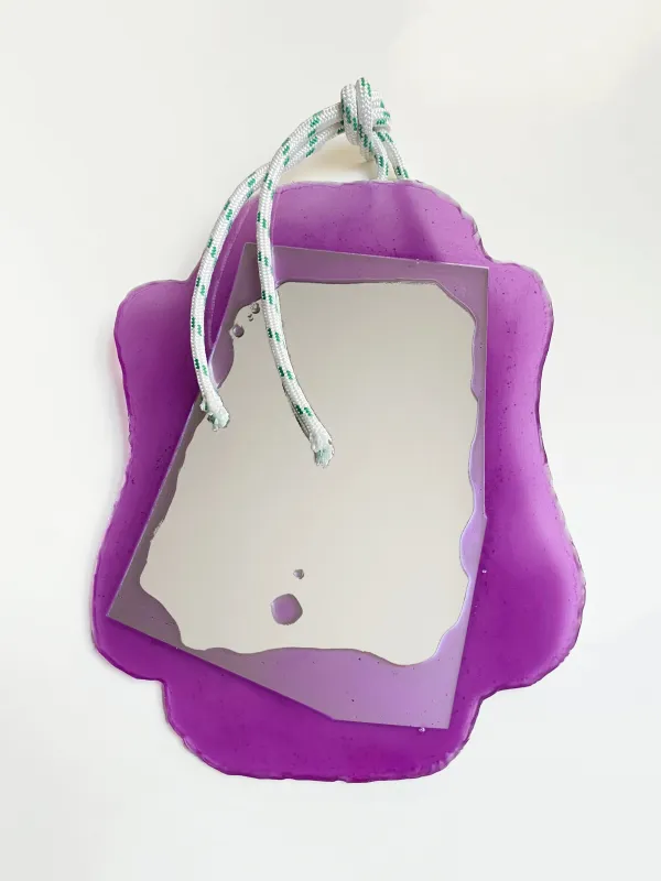 Purple Small Mirror made by APOC
