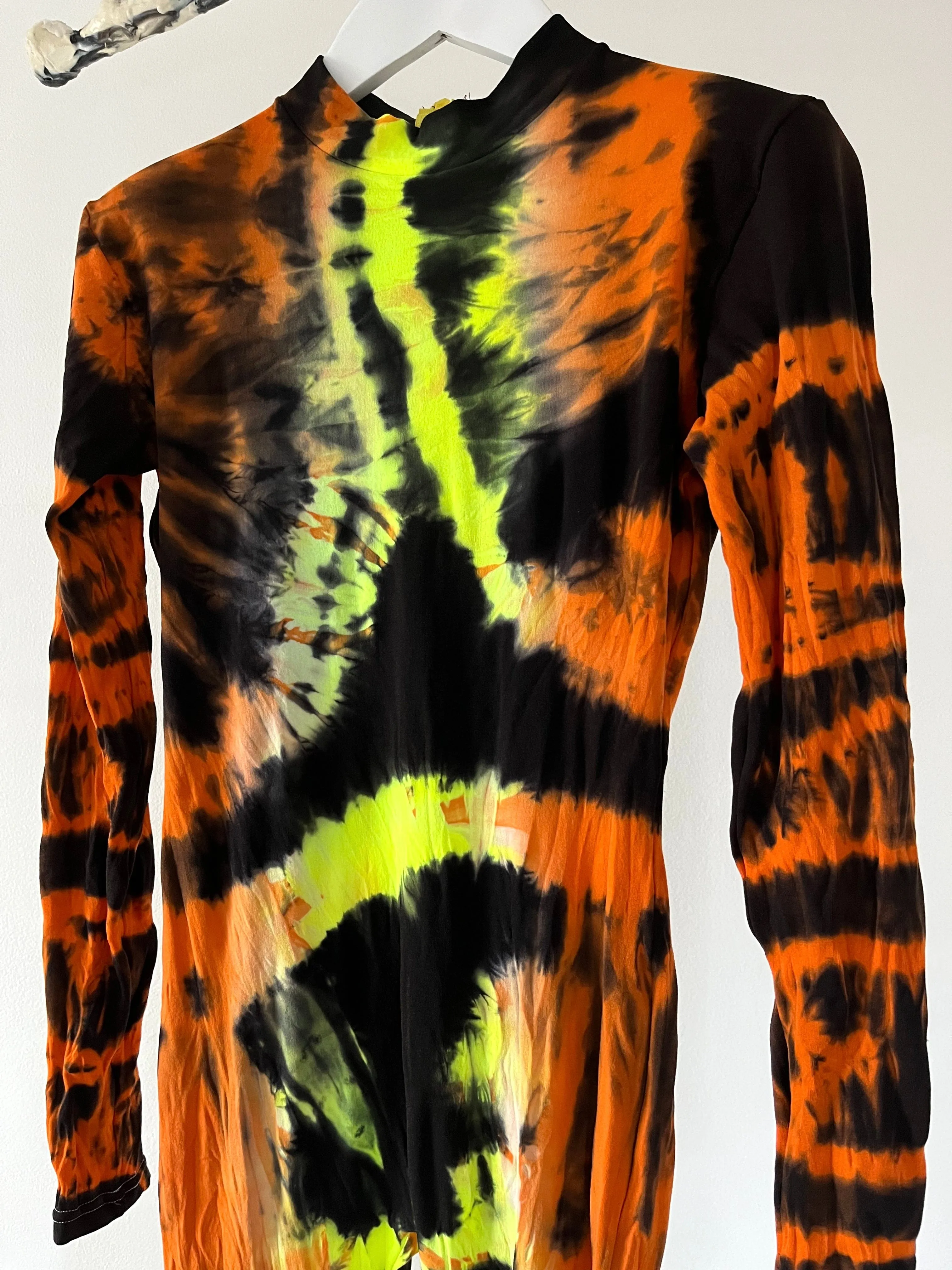 Hand Dyed Catsuit Orange Multicolour sold by APOC product image thumbnail 2