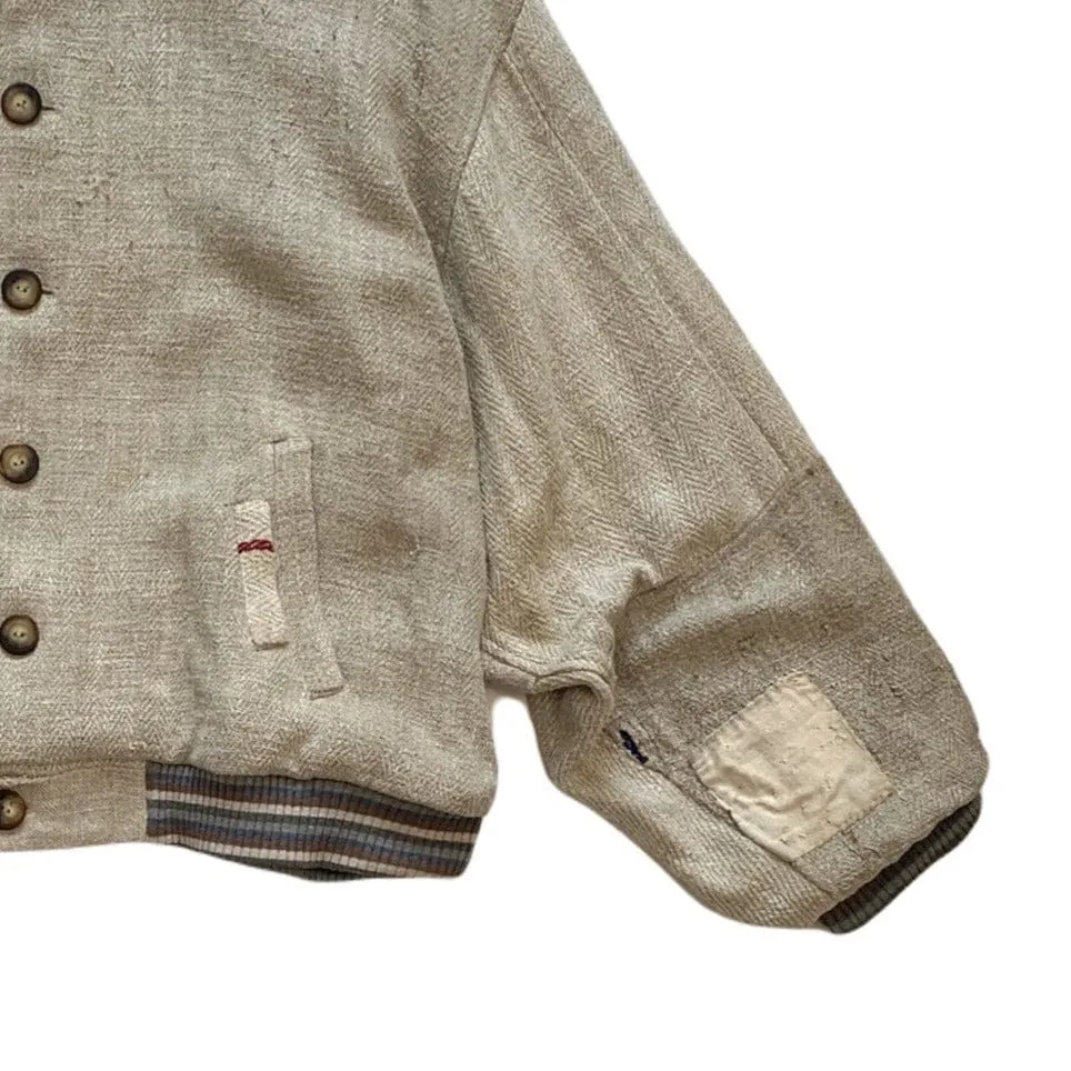 Distressed Oversized Bomber Jacket sold by APOC product image thumbnail 2