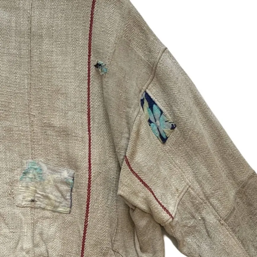 Distressed Oversized Bomber Jacket sold by APOC product image thumbnail 3