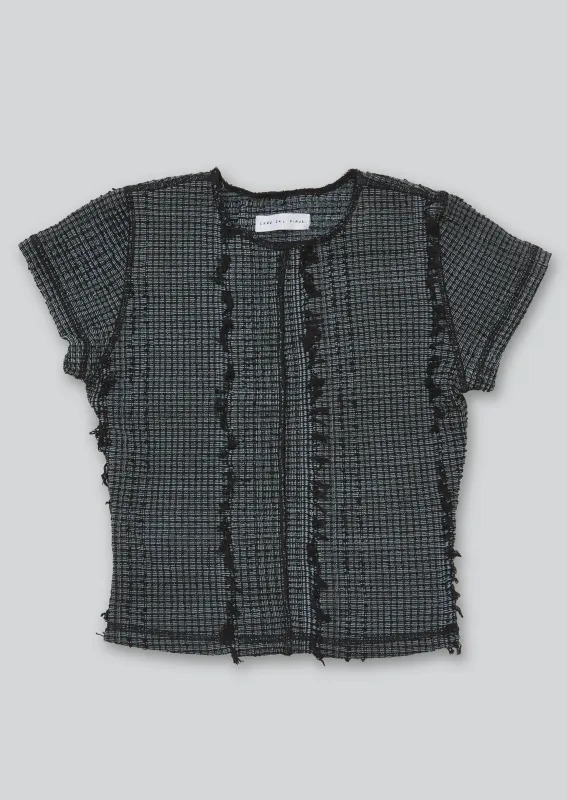 Overdyed Stretch Weave Tee made by APOC