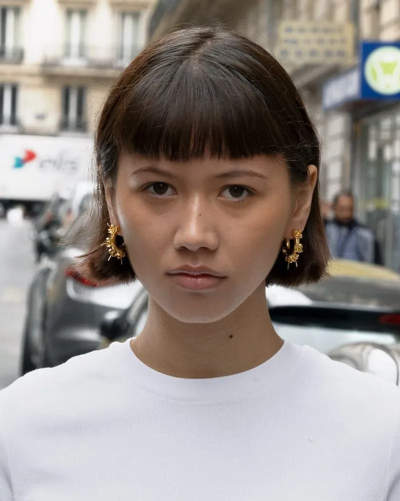 Gold Stud Hoops sold by APOC product image thumbnail 3