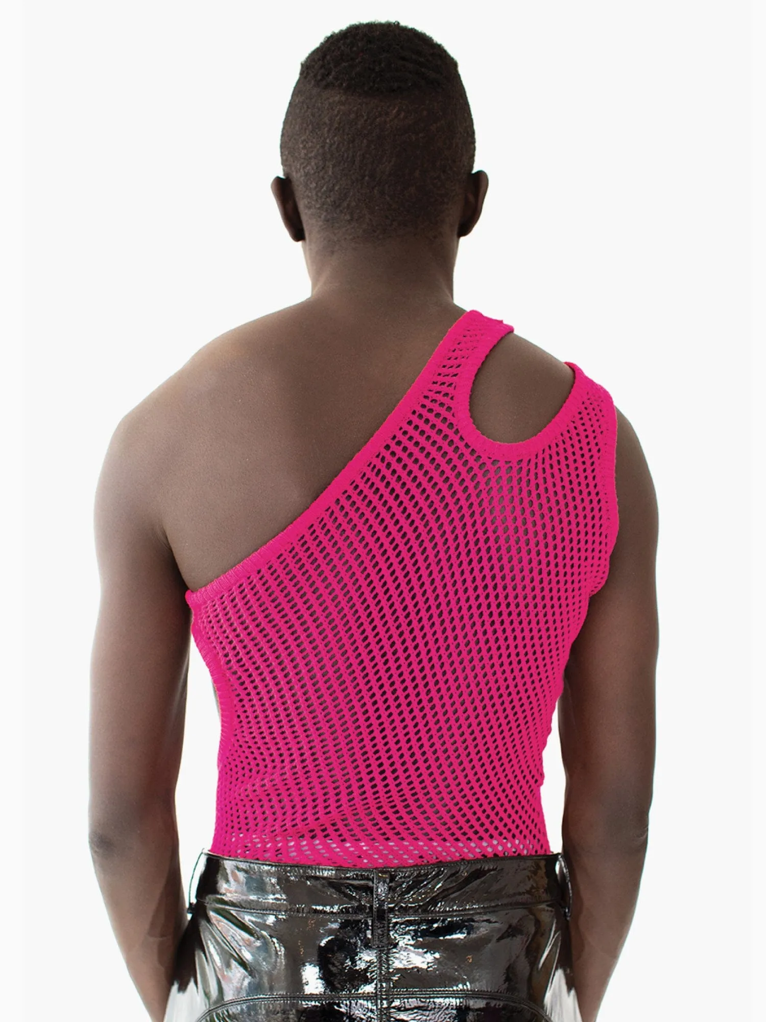 Cut-Out String Vest Pink sold by APOC product image thumbnail 2