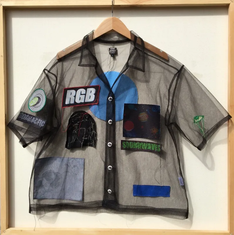 Tulle Collage Resort Shirt made by APOC