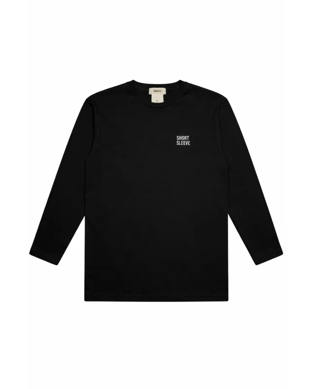 Short Sleeve Logo Long Sleeve (Black) made by APOC
