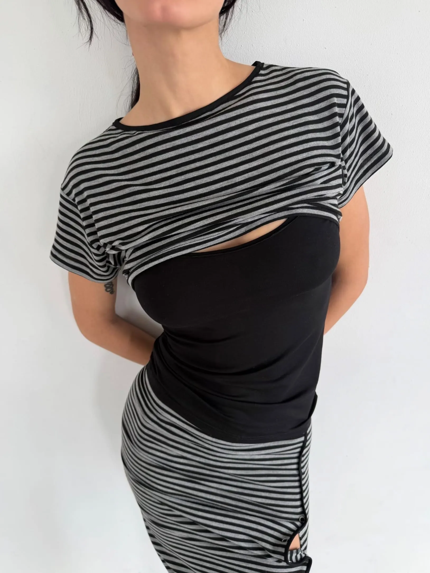 T-shirt Almost Grey+Black sold by APOC