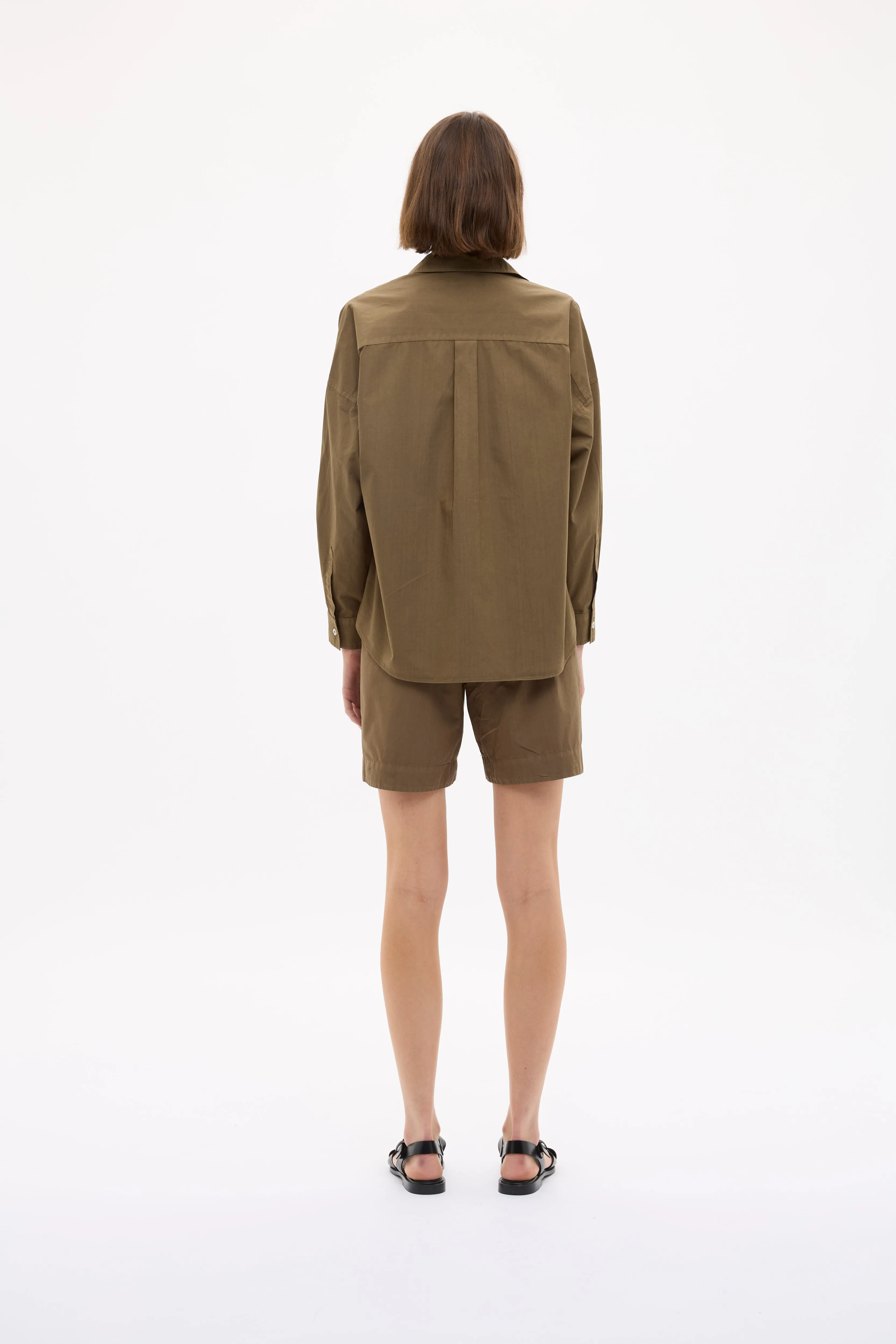 Chiara Long Sleeve Shirt Classic - Dark Olive sold by LMND product image thumbnail 3