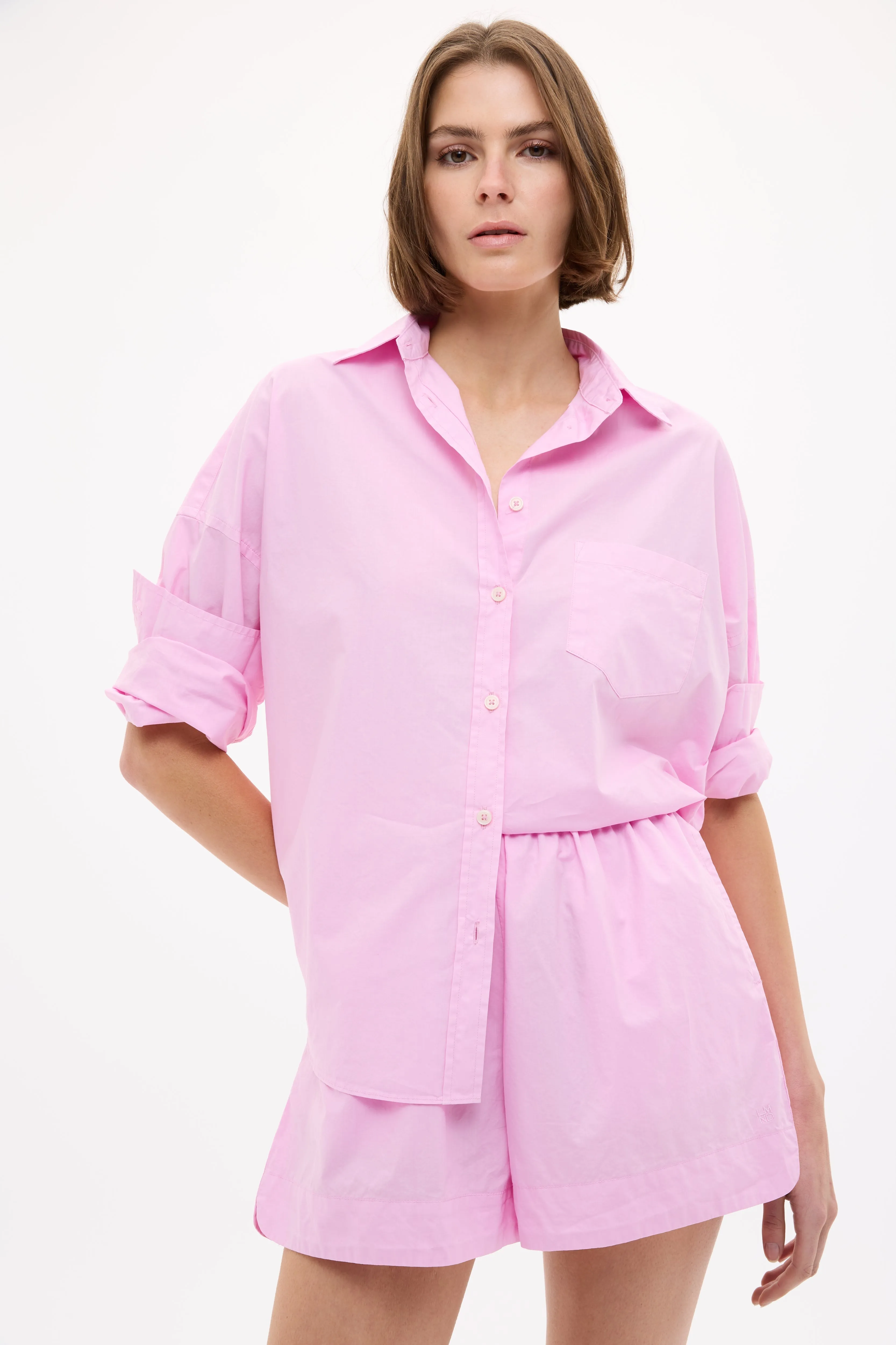 Chiara Long Sleeve Shirt Classic - Rose Glow sold by LMND